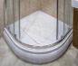 Preview: Duscheinlage Duschmatte Gummi, 55 x 55 cm, weiß