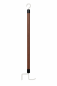 Preview: An- und Ausziehstab Deluxe 69 cm BRAUN Holzstab mit Doppelhaken für Kleidung & Schuhe Anziehhilfe