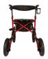 Preview: Antar AT51045 Outdoor Rollator Premium inkl. Rückengurt Rollatortasche Gehstock- und Getränkehalter