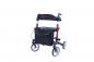 Preview: Antar Reise Rollator ROT Leichtgewicht Aluminium faltbar inkl. Zubehör