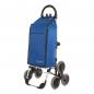 Preview: Einkaufshilfe „TREPPENSTEIGER“  Trolley BLAU mit Kühlfach