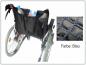 Preview: Einkaufsnetz blau mit Futter Rollator Rollstuhlnetz 35x35 cm 5 kg