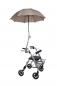Preview: Rollatorschirm BEIGE Regenschirm Sonnenschirm Schirm inkl. Befestigung