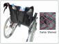Preview: Rollstuhlnetz Rollatornetz mit Innenfutter WEINROT Einkaufsnetz Netz