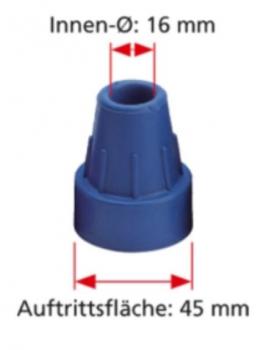 Unterarmgehstütze, schwarz, vollfarbig