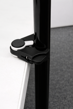 Stockhalter schwarz – Gehstock Halter zum Anklemmen Tischhalter