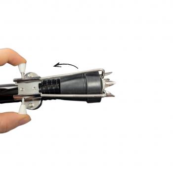 Eiskralle 1 St. für Gehstock & Krücke – 5 Spitzen, klappbar, rutschfest