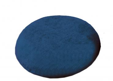 Visko-Kissen rund mit Frotteebezug blau Sitzkissen Sitzring Ø ca. 45cm