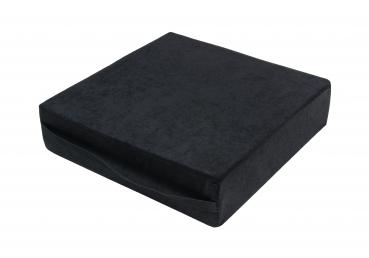 Stuhlerhöhung schwarz Sitzkissen 40 x 40 x 10cm Sitzerhöhung