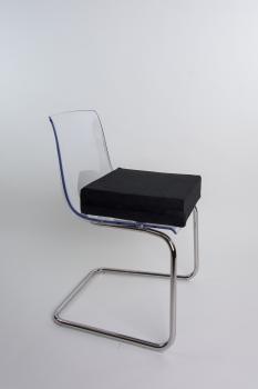 Stuhlerhöhung schwarz Sitzkissen 40 x 40 x 10cm Sitzerhöhung