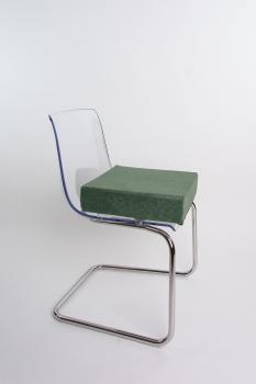 Stuhlerhöhung grün Sitzkissen 40 x 40 x 10cm Sitzerhöhung