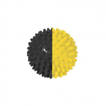 Igelball **FAN** ø 7 cm, schwarz/gelb