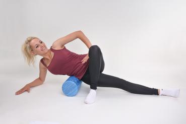 Fitness- und Massagerolle  Faszienrolle  45cm  blau