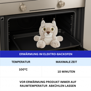 Warmies Luchs – Kuscheliger Wärmefreund mit Lavendelduft Duftkissen