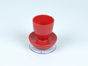 Eierbecher mit Saugnapf 2 St. ROT