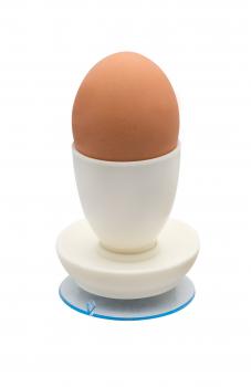Eierbecher mit Saugnapf 2 St. WEIß