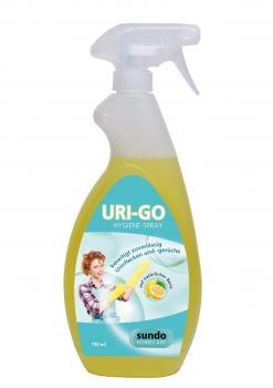 Hygiene-Spray URI-GO Fleckenentferner Geruchsentferner Zitronenduft