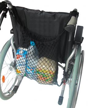 Rollstuhlnetz Rollatornetz SCHWARZ Einkaufsnetz Netz
