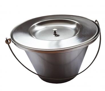 Toilettenstuhleimer Edelstahl 5,5 l