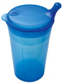 Trinkbecher Schnabelbecher, Tee, kurzes Mundstück, blau