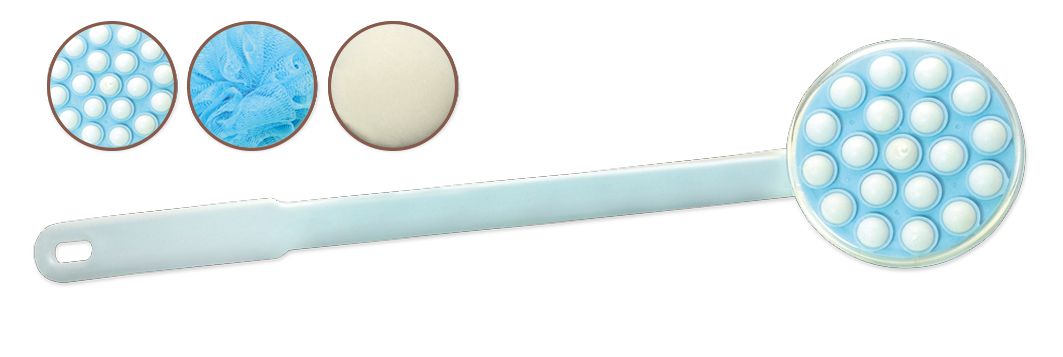 Lotion-Creamer SET weiß-mint mit Badeschwamm und Badeblume Waschhilfe -  Pflegehome24