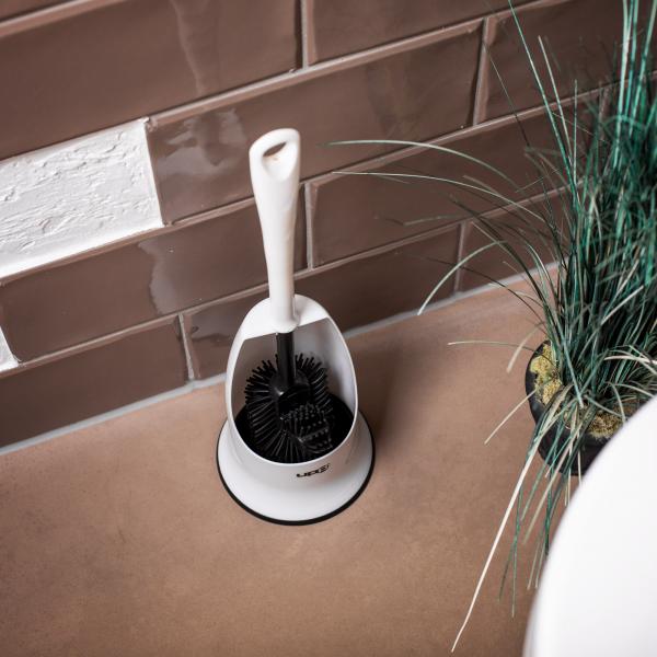 UPP Silikon WC-Bürste schwarz Toilettenbürste Klobürste Garnitur Silikonbürste Reinigungsbürste
