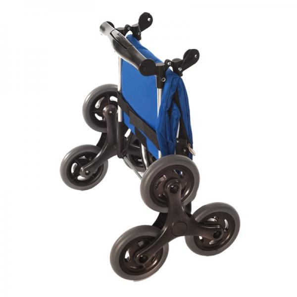 Einkaufshilfe „TREPPENSTEIGER“  Trolley BLAU mit Kühlfach