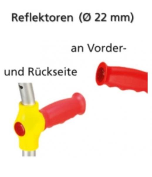 Kinder-Unterarmgehstütze Krücke Gehhilfe 1 Stück Leichtmetall, gelb