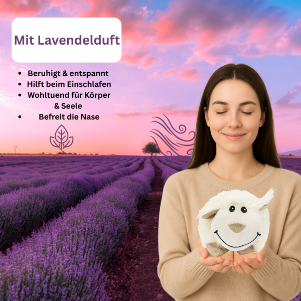 Warmies Multi Wärmekissen Schaf – Lavendel Wärmetier Mikrowellenfähig