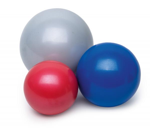 Ball mit Gewicht Gewichtsball Gymnastikball 1 Stück silber 2 kg