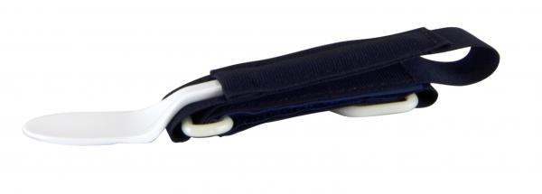 Besteckhalter mit Schlaufe Gr. L blau Gurtband Halteband groß