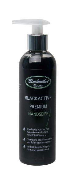 Blackactive Handseife schwarz 250ml mit Aktivkohle /(EUR 40,00/1Liter)