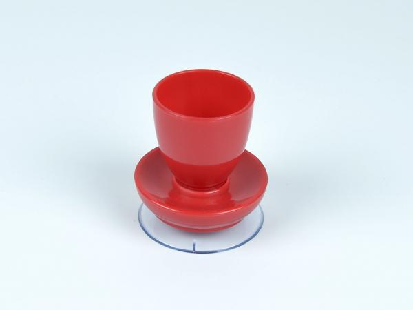 Eierbecher mit Saugnapf 2 St. ROT