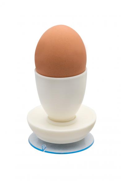 Eierbecher mit Saugnapf 2 St. WEIß