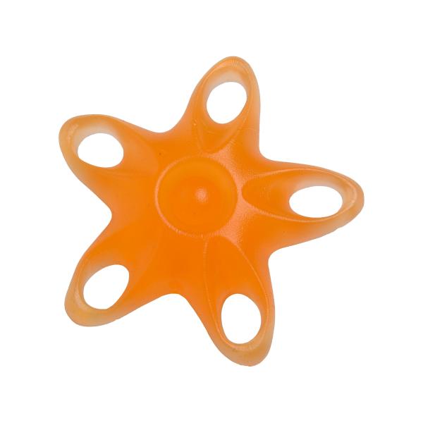 Hand- und Fingertrainer elastisch "STERN" orange=mittel