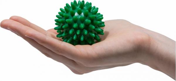 Igelball Noppenball Massage Ball GRÜN ø 5 cm