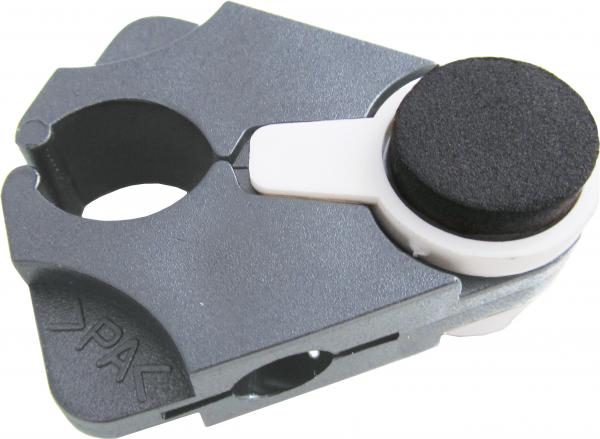 Stockhalter grau – Gehstock Halter zum Anklemmen Tischhalter