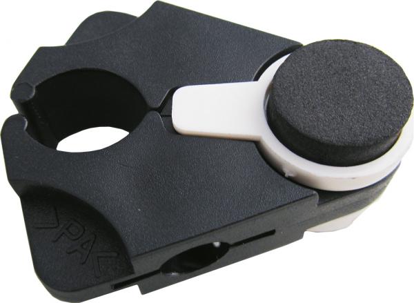 Stockhalter schwarz – Gehstock Halter zum Anklemmen Tischhalter