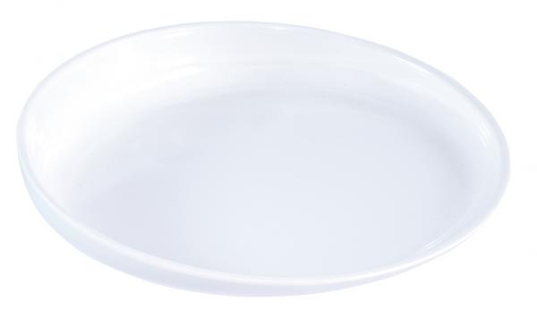 Teller mit Randerhöhung Deluxe weiß rutschfest Ø ca. 20 cm spülmaschinenfest