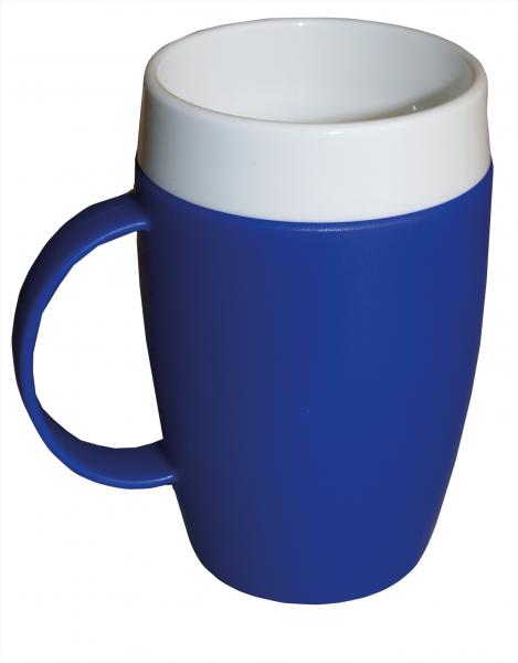 Thermobecher-Set, blau für Brei und Tee  - Tasse Schnabeltasse