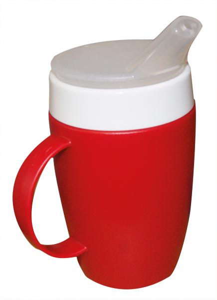 Thermobecher-Set 905 ROT für Tee und Brei Tasse Schnabeltasse