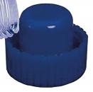 Tablettenmörser blau/transparent GERIFFELT Tablettenzerkleinerer