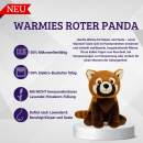 Warmies roter Panda Kuscheltier – Mikrowellen Wärmetier Lavendel Hirsekorn 25cm