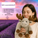 Warmies Elch Kuscheltier – Mikrowellen Wärmetier Lavendel Hirsekorn 24cm