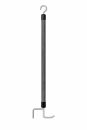 An- und Ausziehstab Deluxe 69 cm GRAU Holzstab mit Doppelhaken für Kleidung & Schuhe Anziehhilfe
