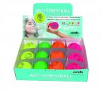 Anti-Stressball farbl. sortiert  Display à 12 Stück