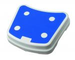 Badewannen-Trittstufe Einstiegshilfe PILE stapelbar weiß/blau 1 Stück