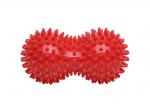 Duo-Igelball Roller Massageball Noppenball  ROT