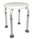 Duschhocker rund 8-fach höhenverstellbar Badehocker Schemel Sitzhocker