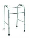 Gehbock faltbar Aluminium höhenverstellbar 2-in-1 Starr/Reziprok Gehhilfe silber bis 110kg